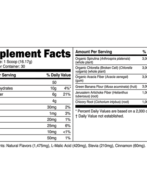 Transparent Labs Prebiotic Greens