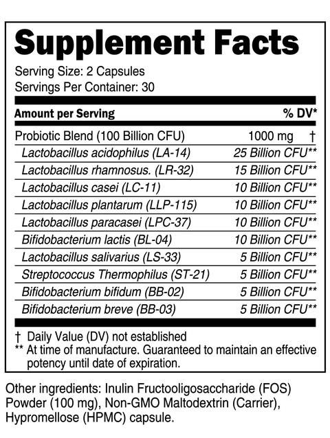 Transparent Labs Probiotic Advanced Gut Health Formula