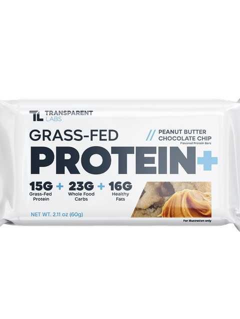 Transparent Labs Grass-Fed Protein+ Bars