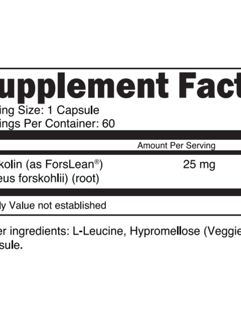 Transparent Labs Forskolin