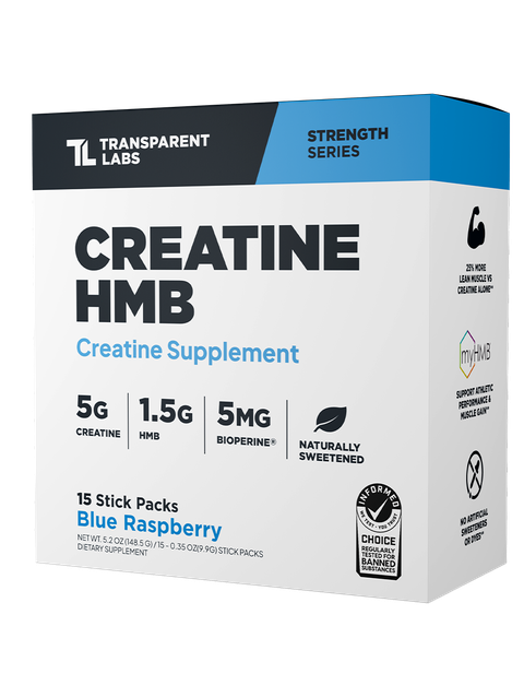 Transparent Labs Creatine HMB Travel Packs