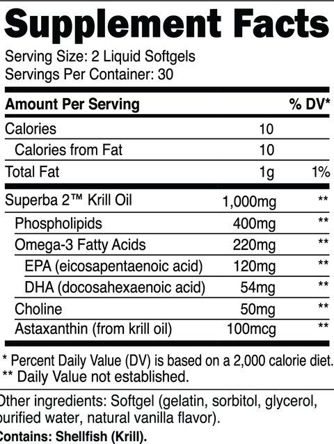 Transparent Labs Krill Oil